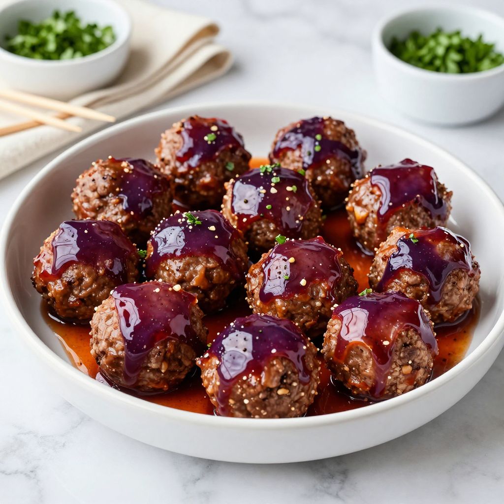 Finished Baby Shower Meatballs