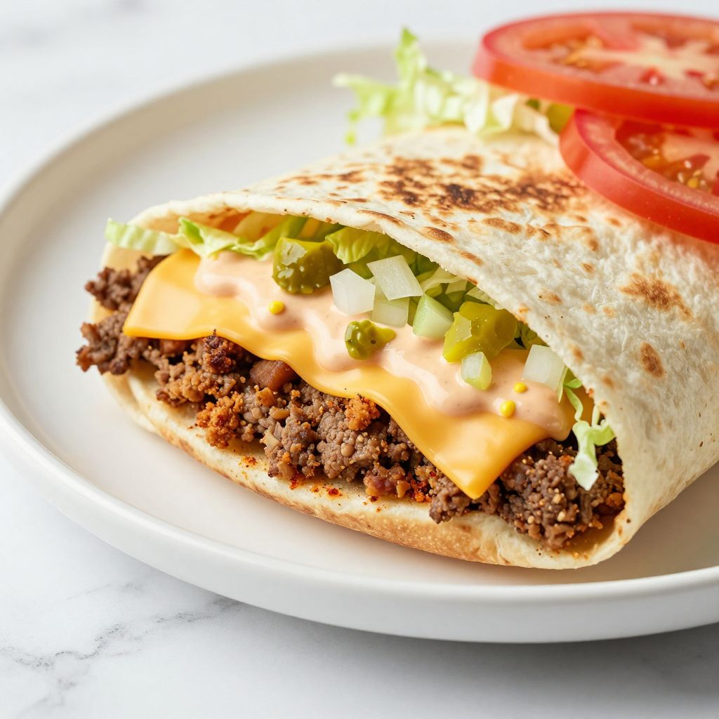 Big Mac Wrap Steps