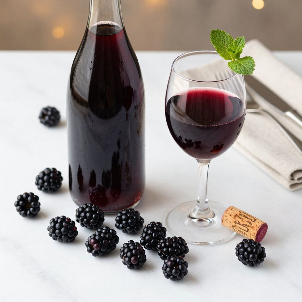 Blackberry Wine Bottles