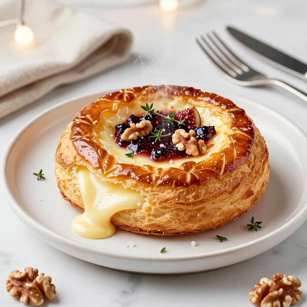 Brie en Croute presentation
