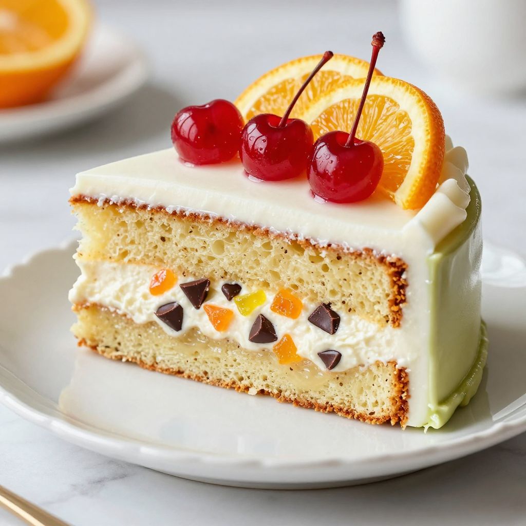 Cassata cake step by step