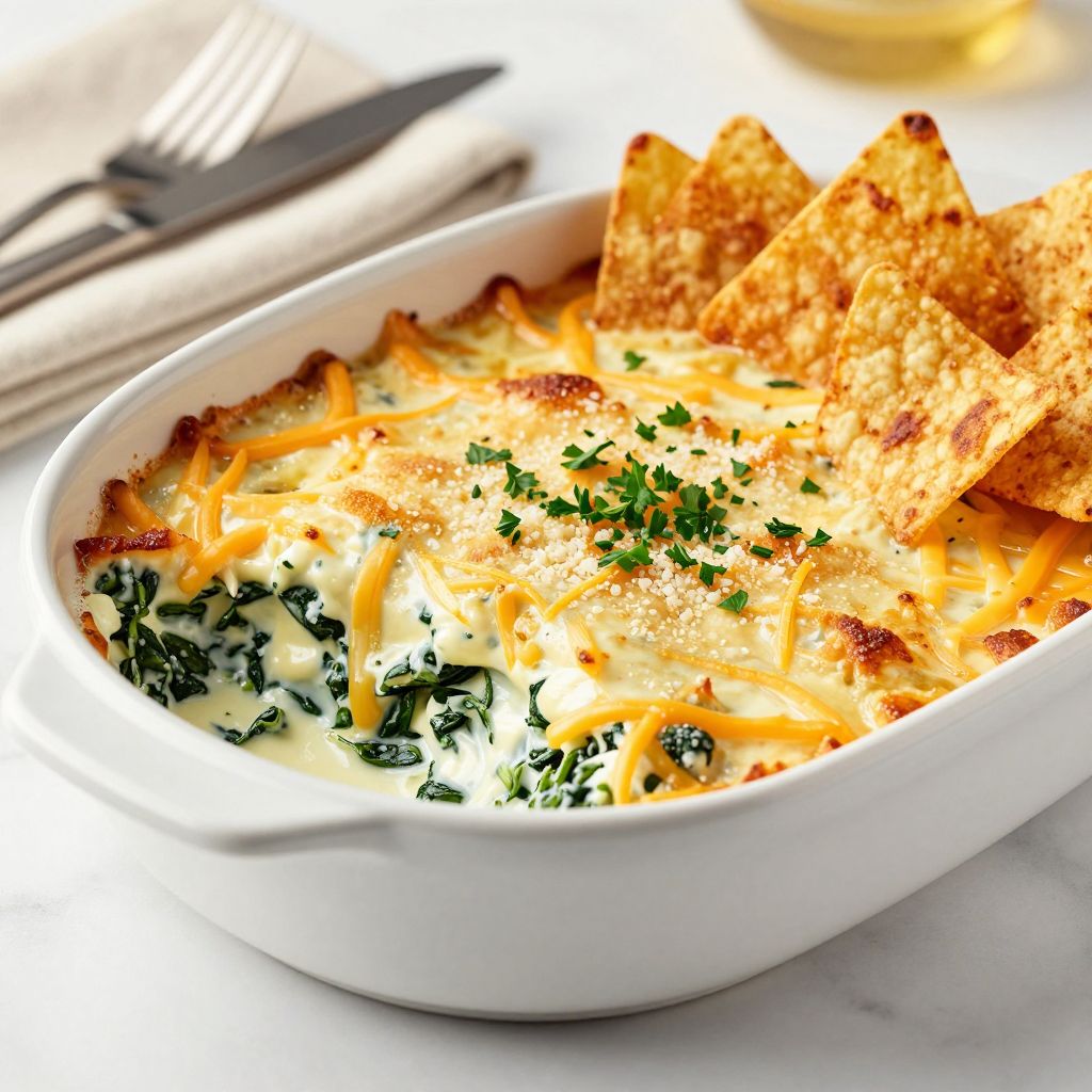 Cheddar's Spinach Dip Served