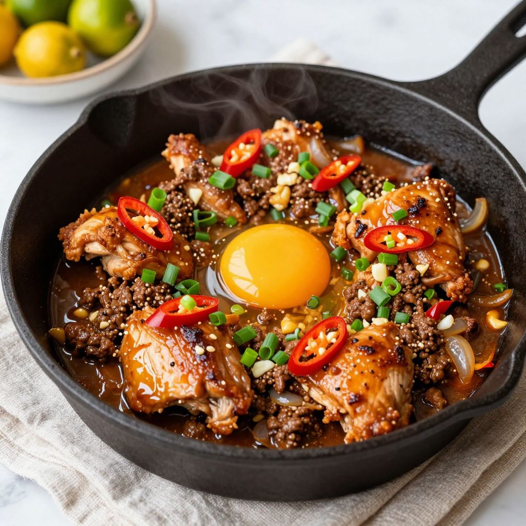 Chicken Sisig final serving