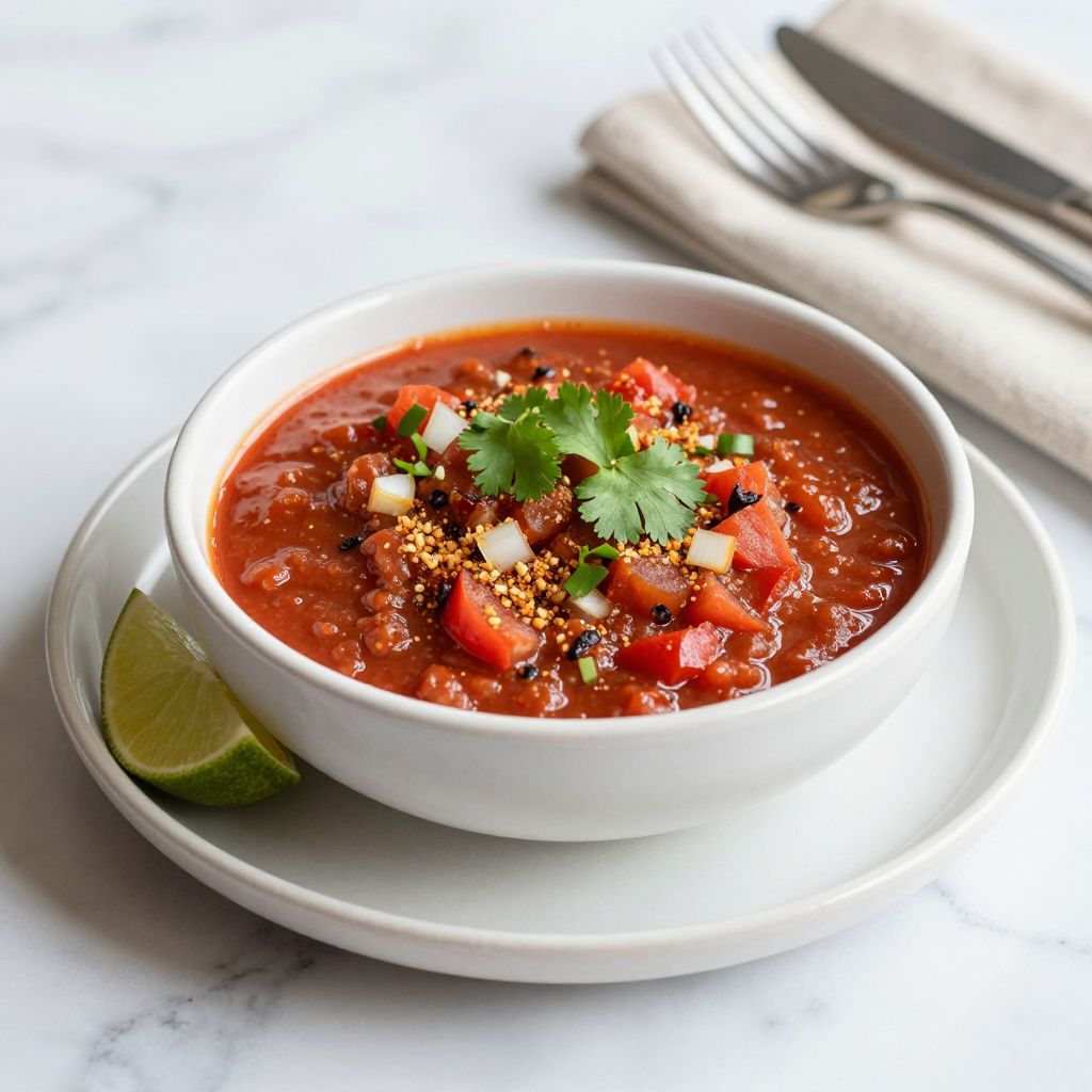 Chipotle Hot Salsa Serving Image