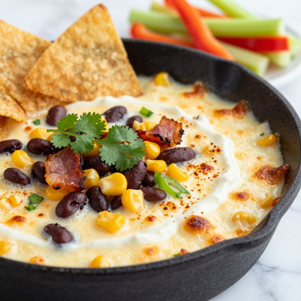 Cowboy Dip Garnished