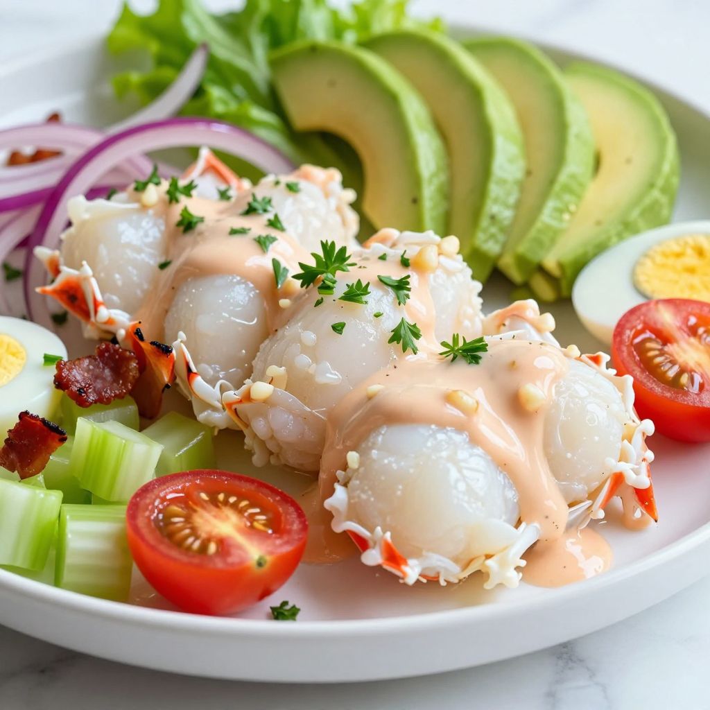 Crab Louie Salad step by step