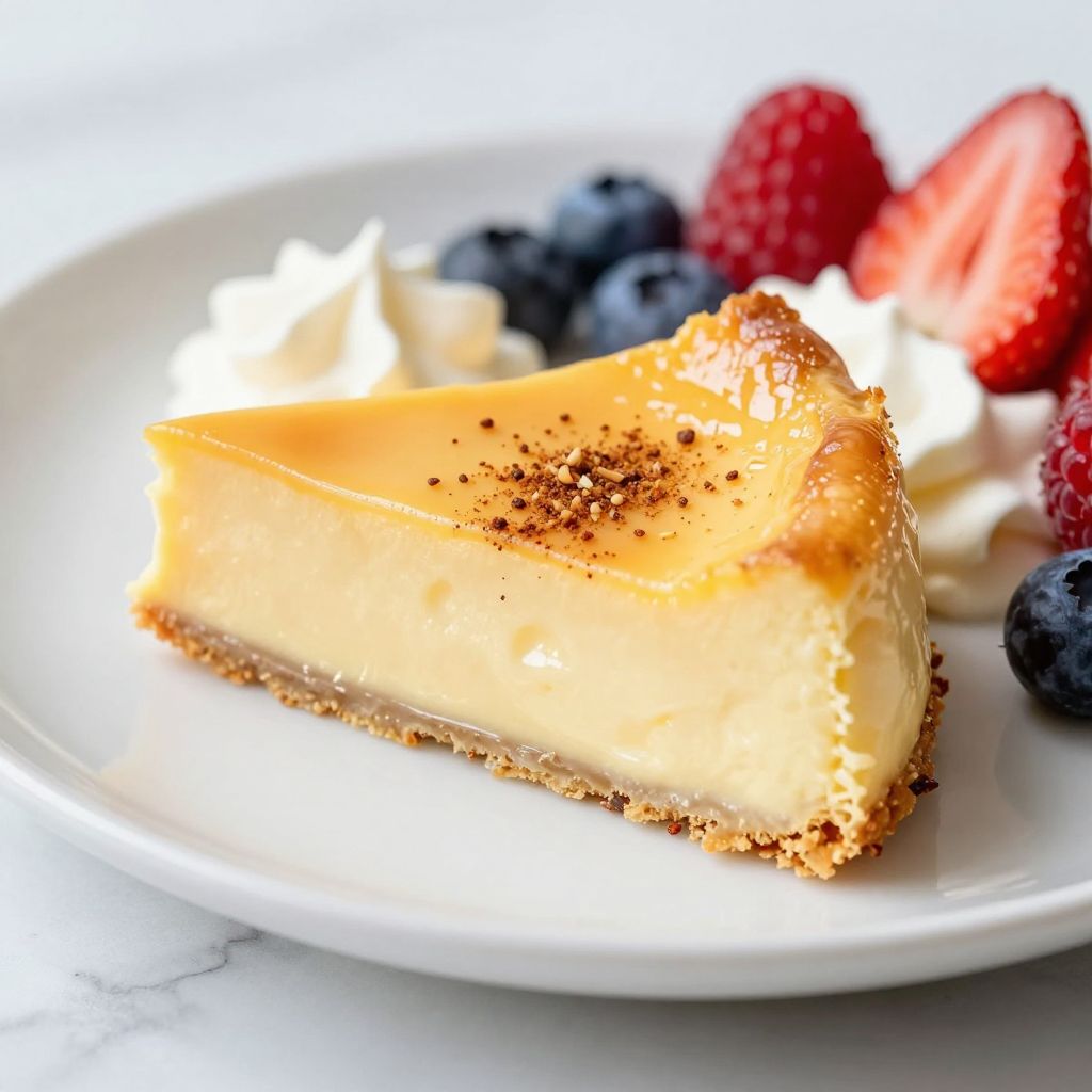 Egg pudding water bath baking