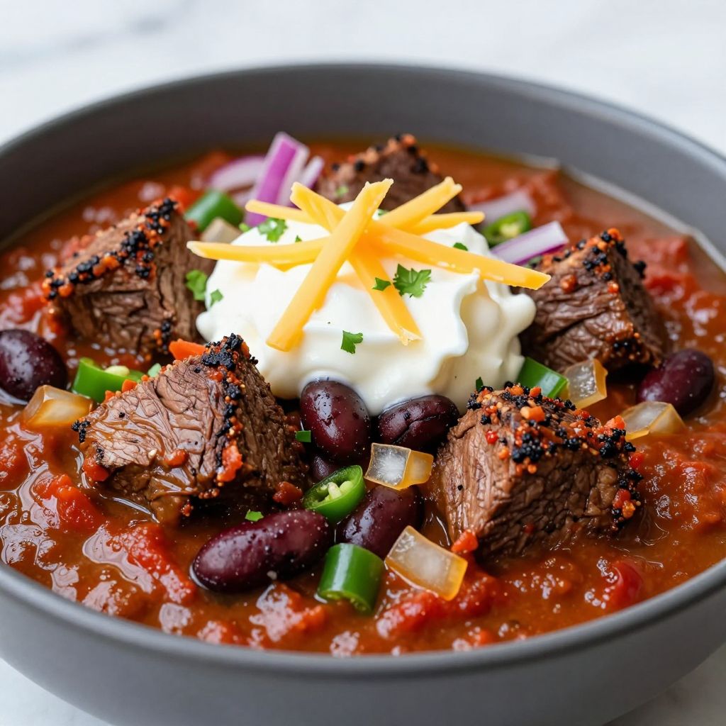 Elk Chili Cooking Steps Image