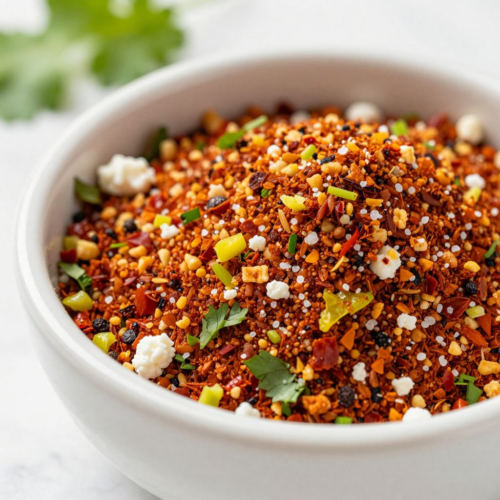 Elote seasoning step by step preparation image