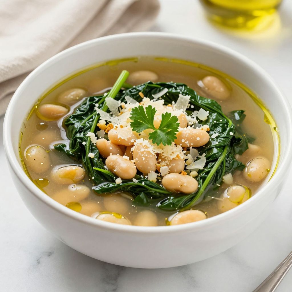 Served Escarole Soup