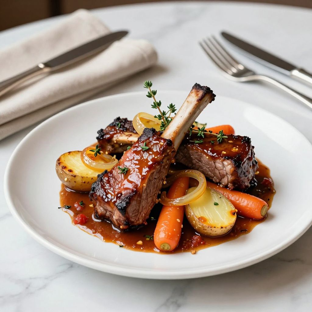 Flanken Short Ribs Ready to Serve