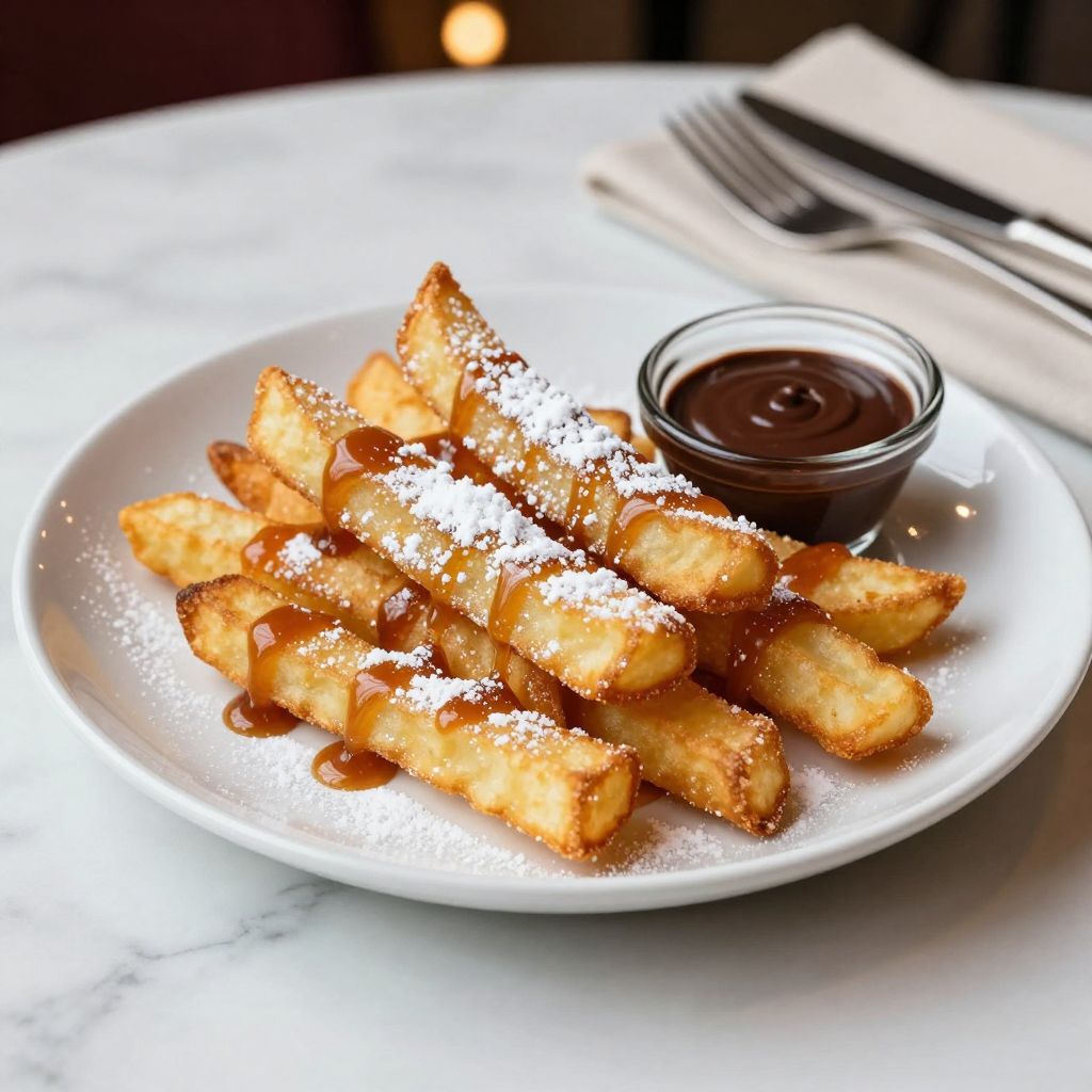 Finished Funnel Cake Fries