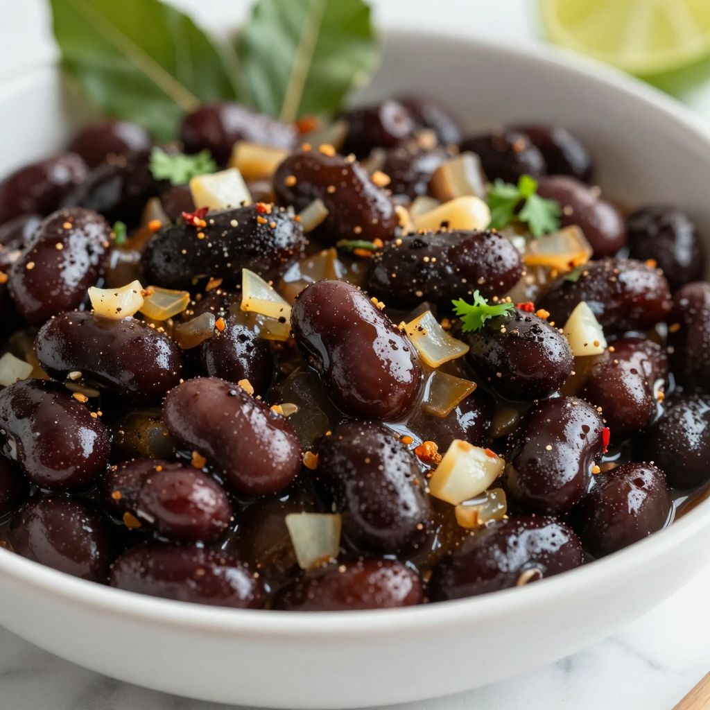 Goya Black Beans cooking step