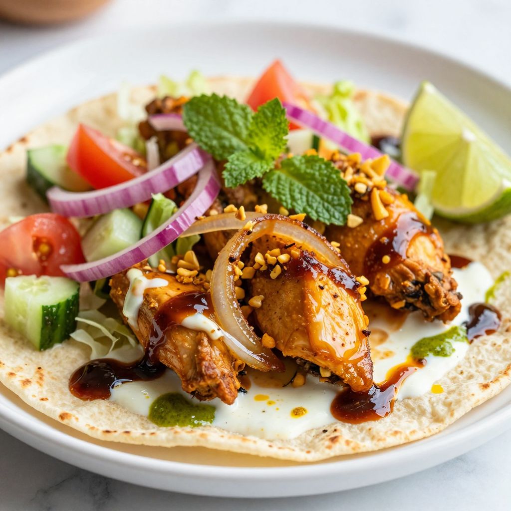 Indian taco preparation step image