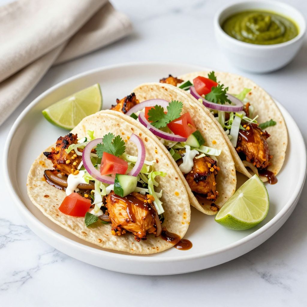 Indian tacos plated image