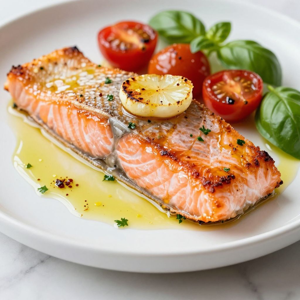 Italian Salmon Cooking Step