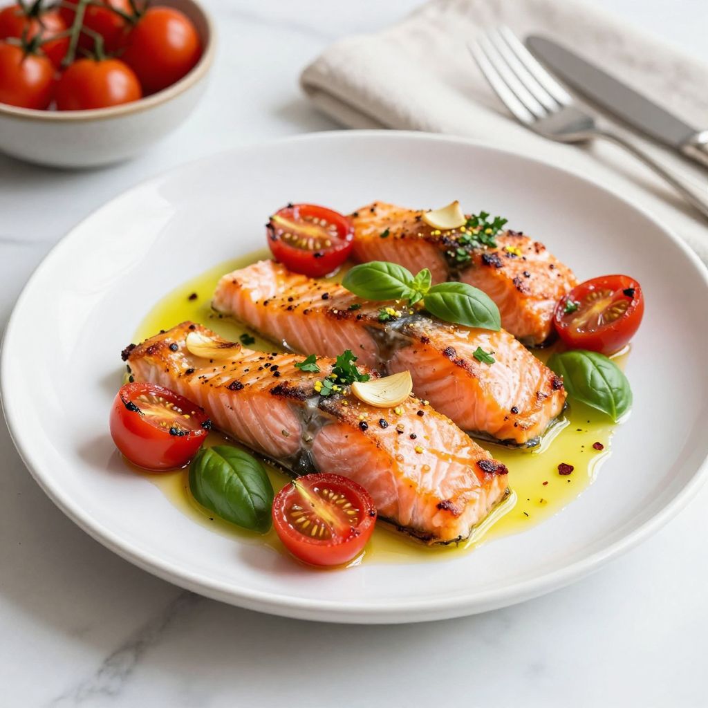 Italian Salmon Final Dish
