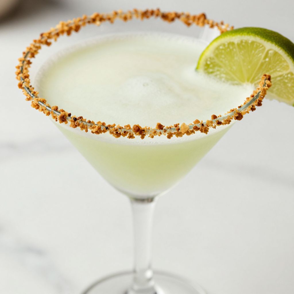 Key Lime Pie Martini step by step