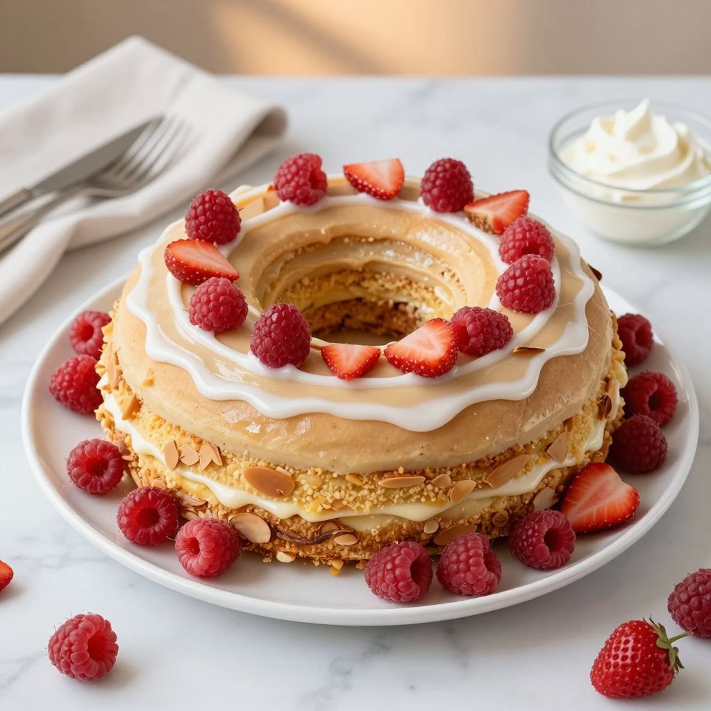 Finished Kransekake tower
