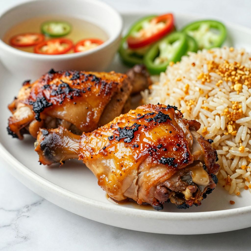 Mang Inasal grilled chicken step