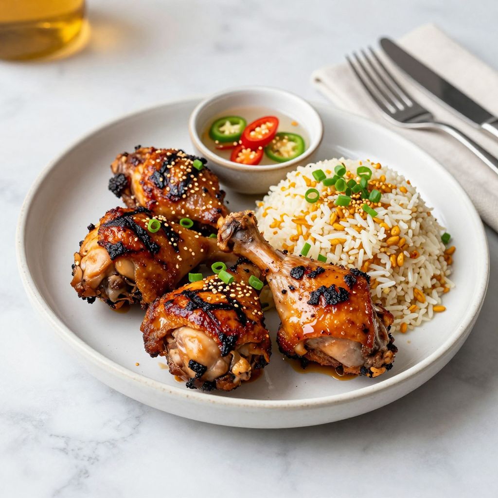 Mang Inasal plated dish