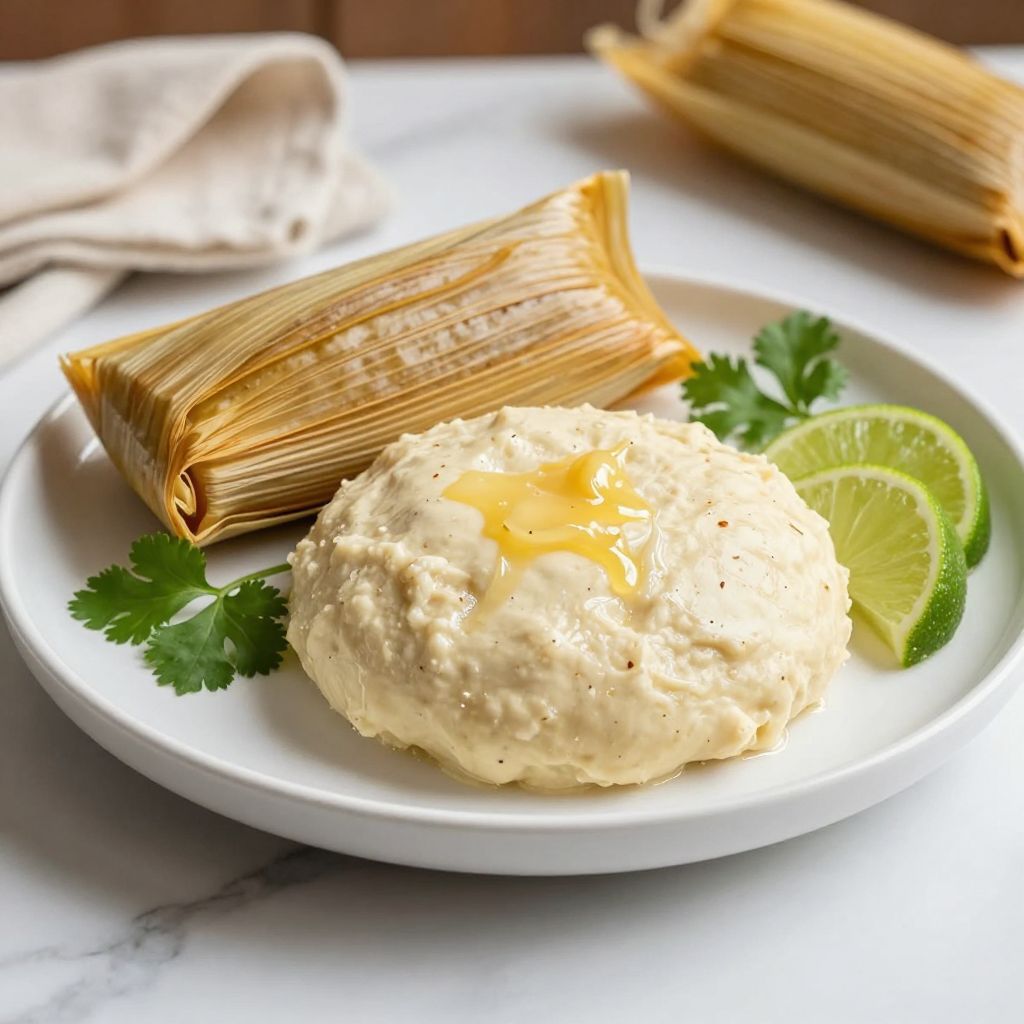 Finished masa for tamales