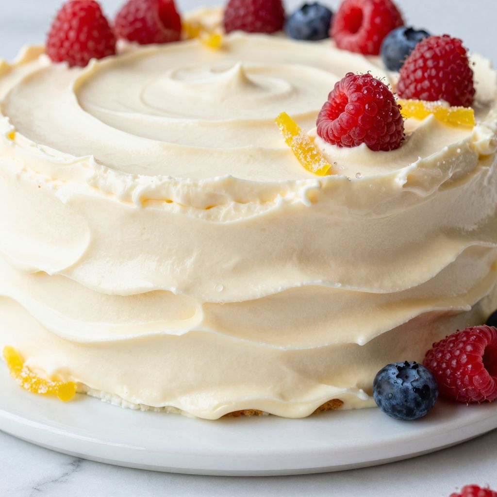 Mascarpone frosting preparation
