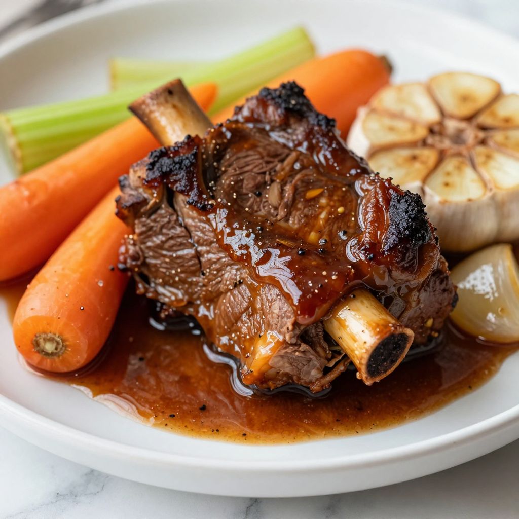 Searing neck bones in Dutch oven