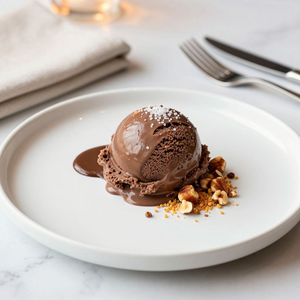 Nutella ice cream finished