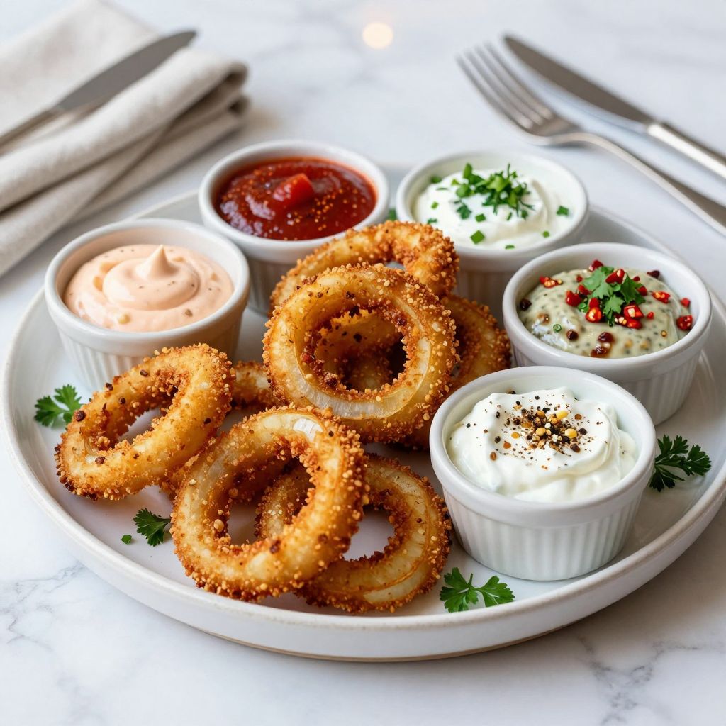 Onion Ring Sauce Preparation