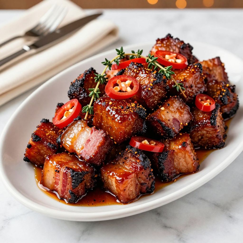 Finished Pork Belly Burnt Ends