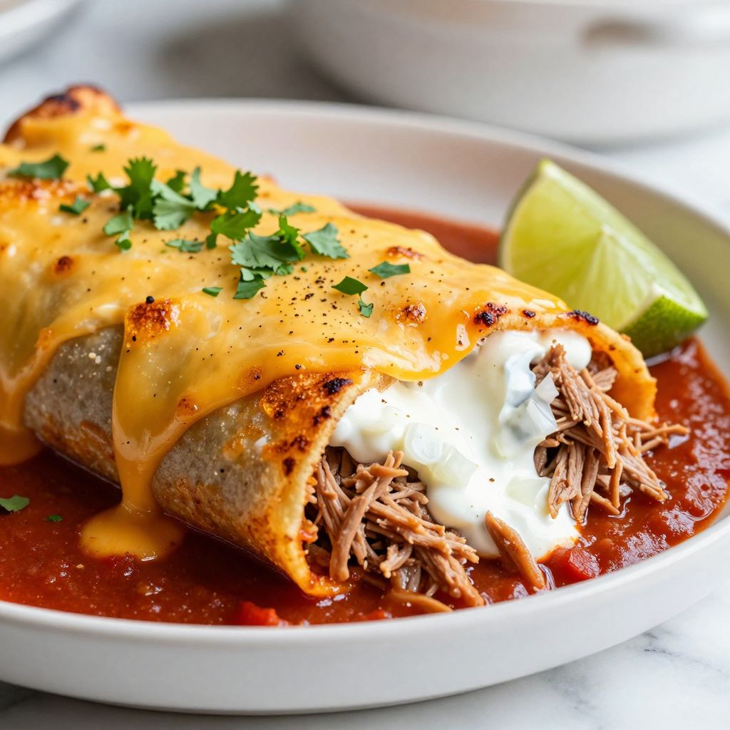 Pork Enchiladas step by step