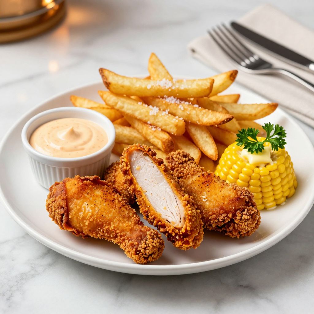 Raising Canes Chicken Plated