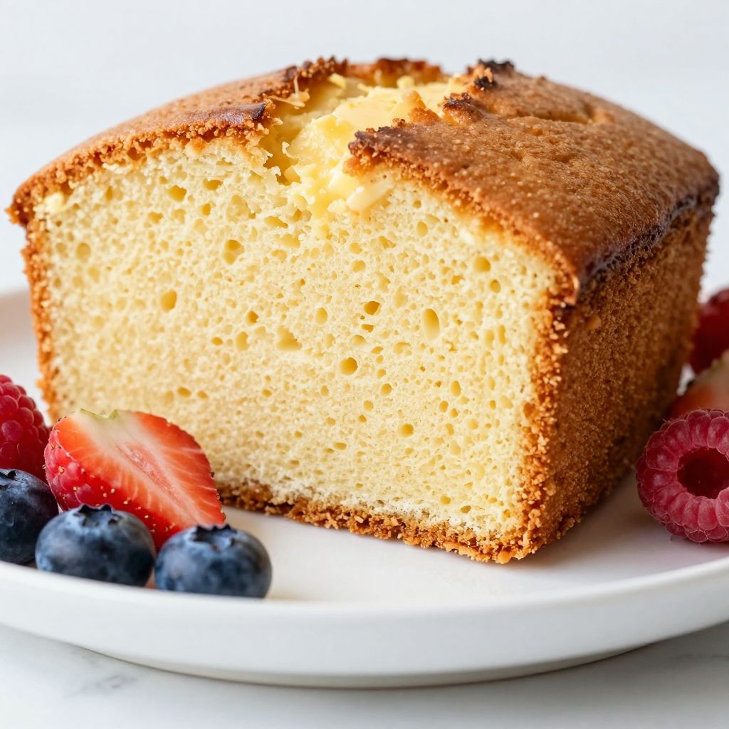 Sour cream pound cake step by step image