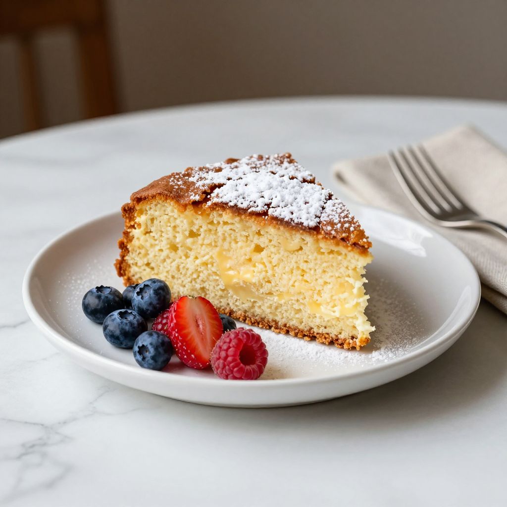 Sour cream pound cake slice image