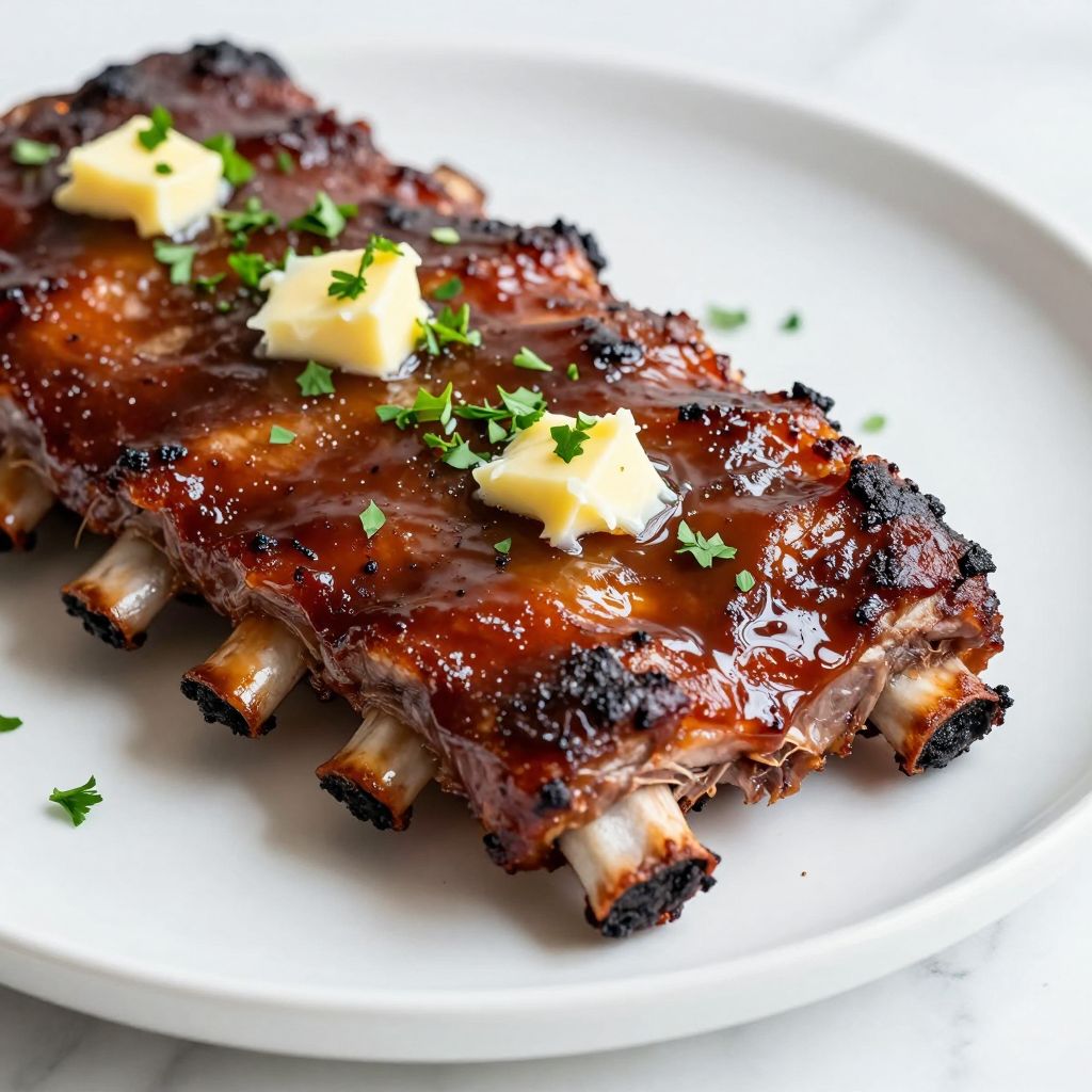 Ribs in crock pot step by step cooking image