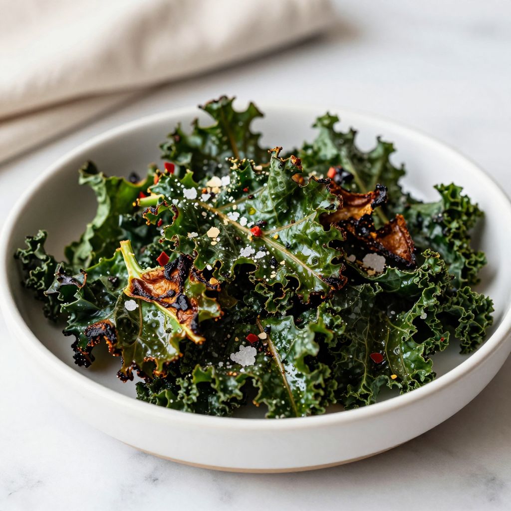 Finished Roasted Kale