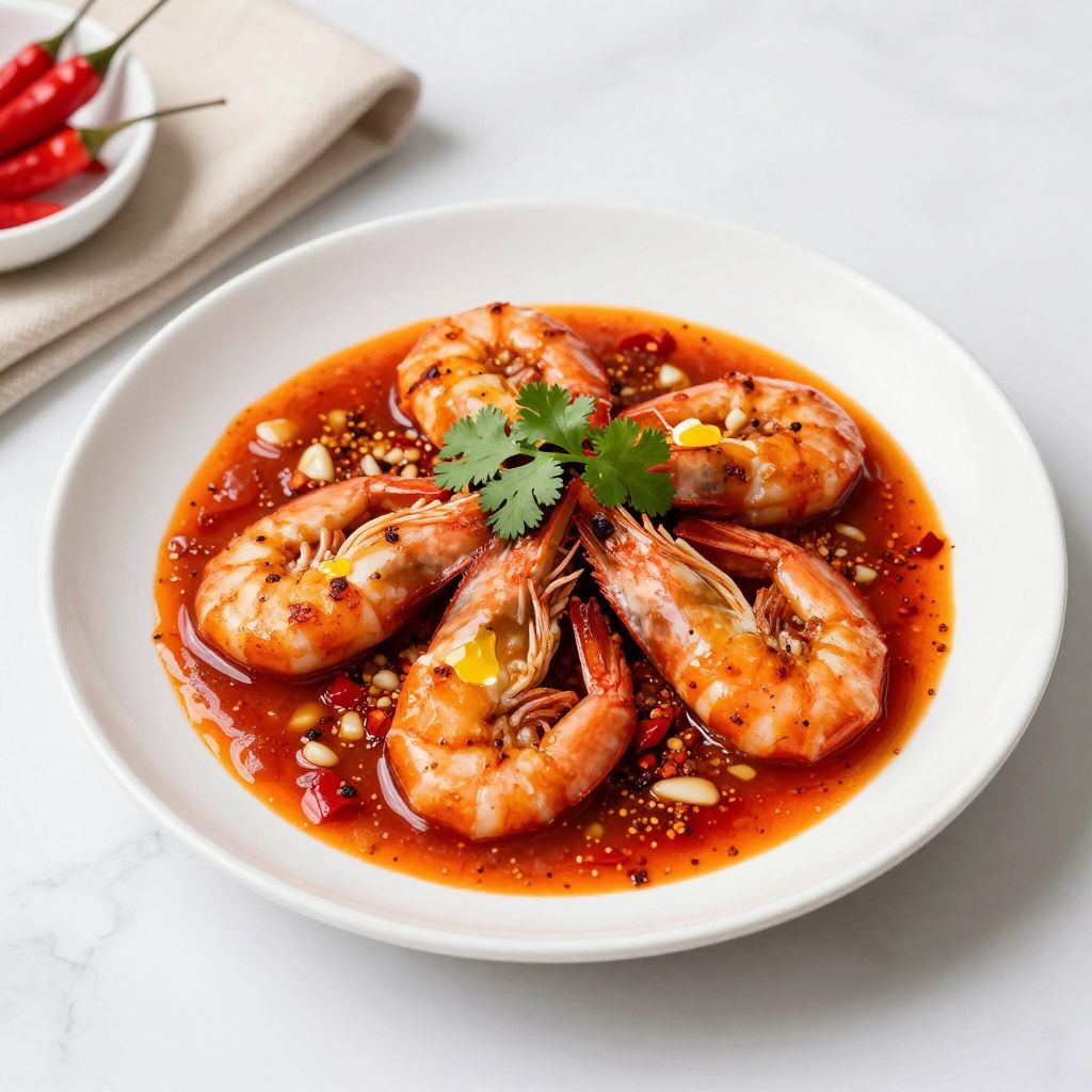 Shrimp Mozambique dish photo