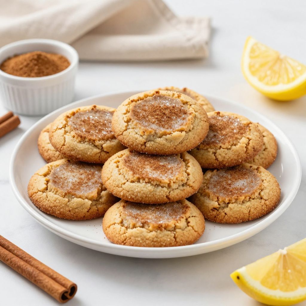 Finished Snickerdoodle Cookies
