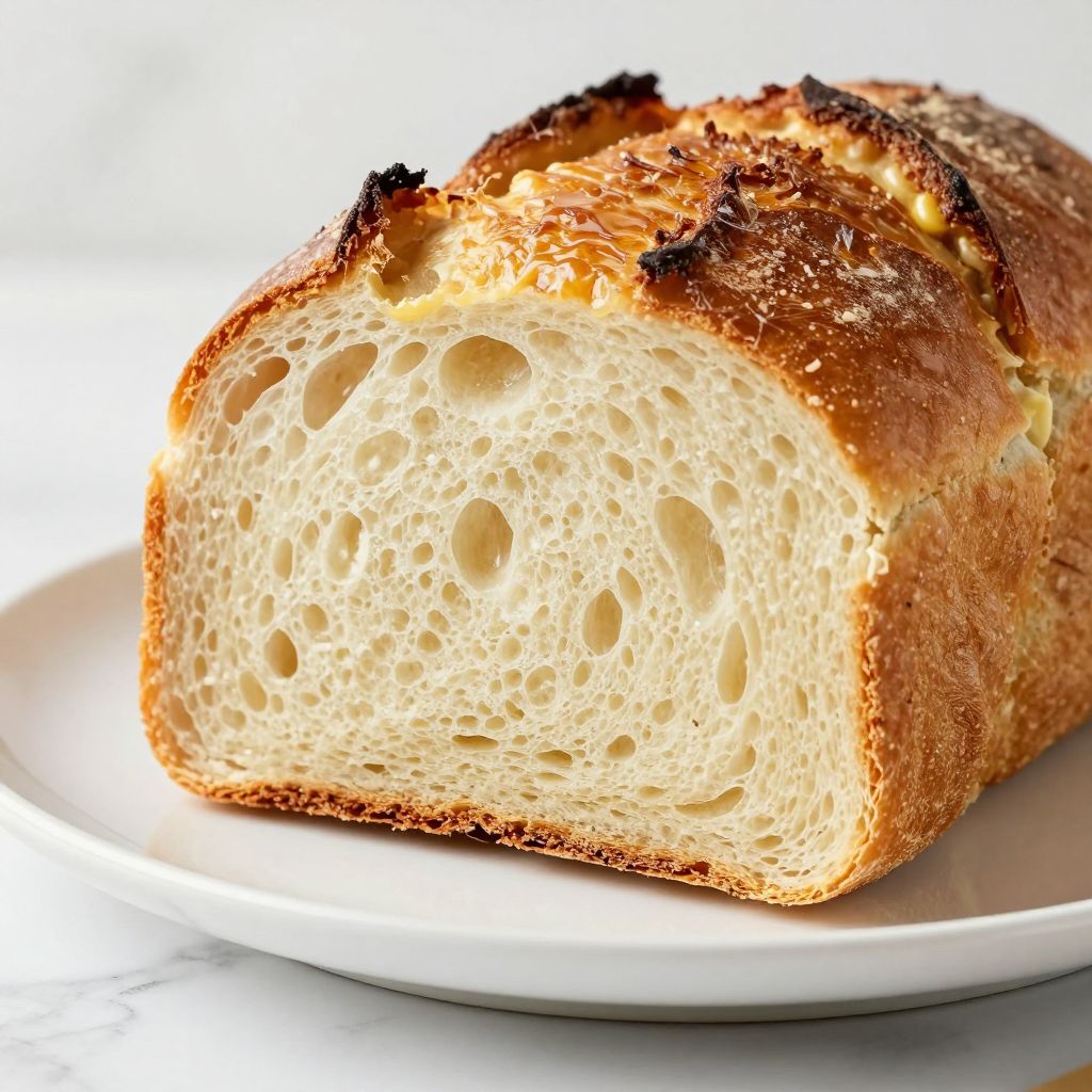 Soft sourdough sandwich bread step image