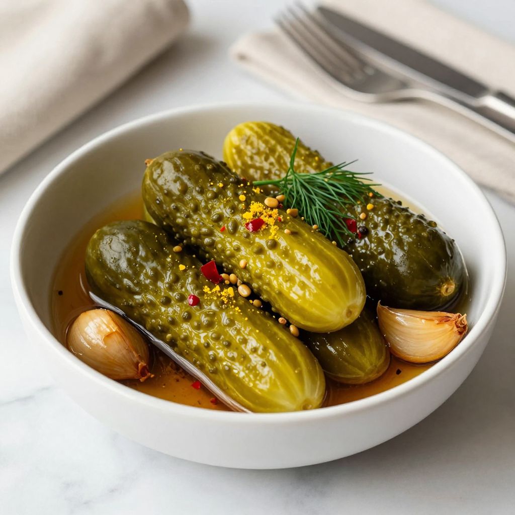 Jars of Sweet Pickles