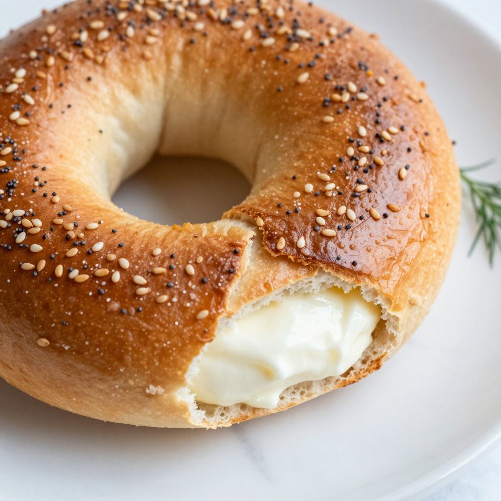 Yogurt Bagels Step by Step Image